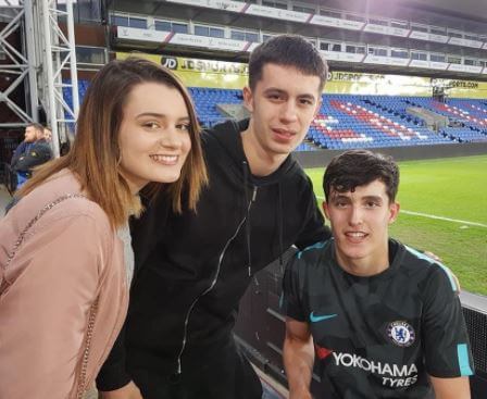 Tino Livramento with his siblings.